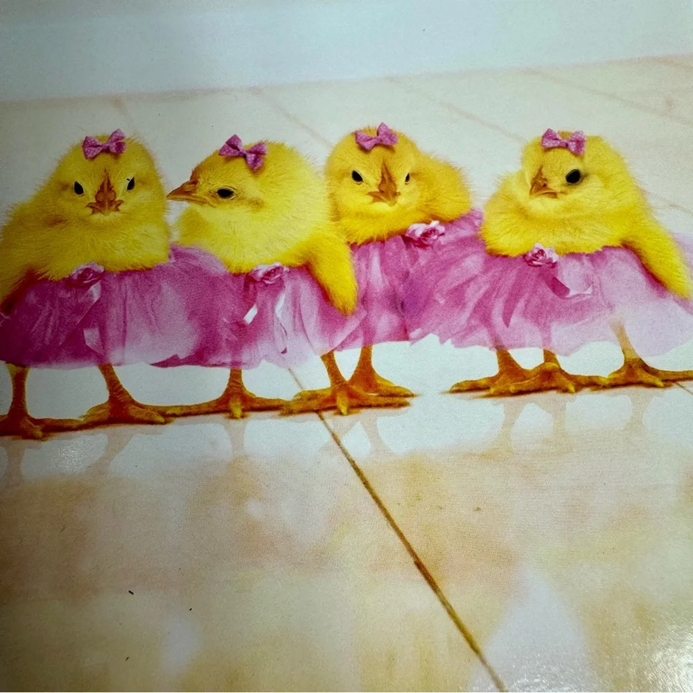 4 Avanti Greeting cards - baby chicks in tutus Holiday: Easter